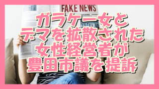 サムネ191027ガラケー女デマ拡散市議提訴
